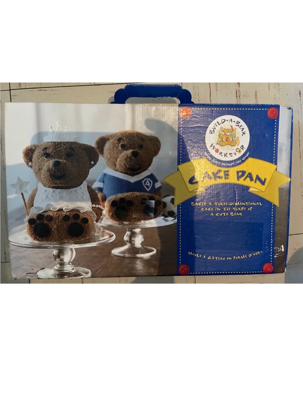 Authentic Nordic Ware Cast Aluminum Build-A-Bear Cake Pan mold W/Nonstick Finish